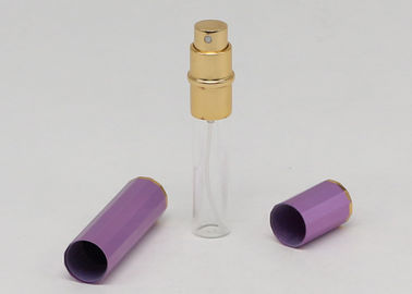 Prążkowany rozpylacz perfum o pojemności 8 ml w kolorze fioletowym do sprayu perfum