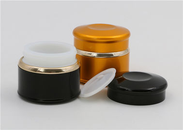 Złoty czarny szklany słoik do kremu kosmetycznego z pokrywkami 50g Beauty Cream Support