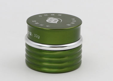 30ml słoiki kosmetyczne z zielonego szkła, prążkowane kosmetyki do ciała