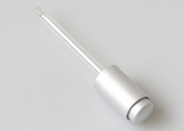 20mm Szklana butelka Zakraplacz Opakowanie kosmetyczne Push Button Silver