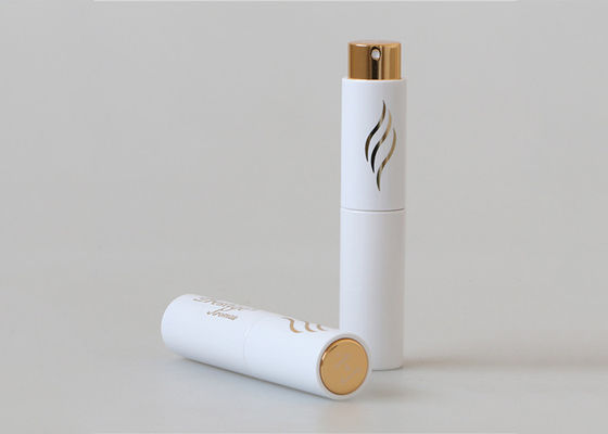 Testowane przez SGS wsparcie niestandardowe logo 8 ml 10 ml mini atomizer do perfum z możliwością wielokrotnego napełniania ze szklaną fiolką