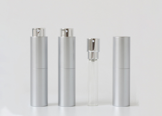 Galwanizacja plastikowa podstawa szklana Wewnętrzna butelka z rozpylaczem z rozpylaczem perfum o pojemności 10 ml