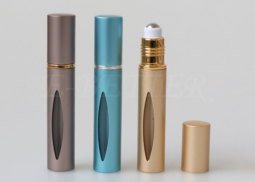 Essential Oil Refillable Rollerball Perfume Bottle 10 ml ze szklaną fiolką wewnętrzną