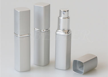 Matowy srebrny podróżny pojemnik z atomizerem na perfumy 25 ml butelka do napełniania zapachu w sprayu doustnym