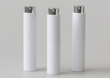 Biały atomizer perfum o pojemności 10 ml z możliwością wielokrotnego napełniania obsługuje niestandardowe logo i kolor
